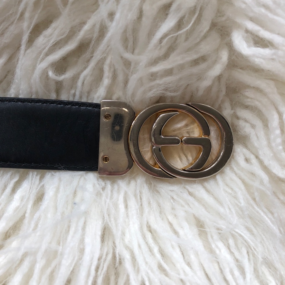 Vintage reversible Gucci belt brown to black